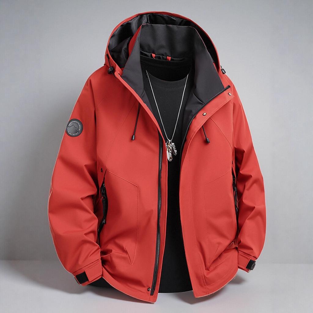 Wiosna i Jesień Nowa Odzież Outdoorowa Kurtka Męska Kurtka Casual Wiatroodporna i Wodoodporna Odzież Jesienna Odzież Wierzchnia