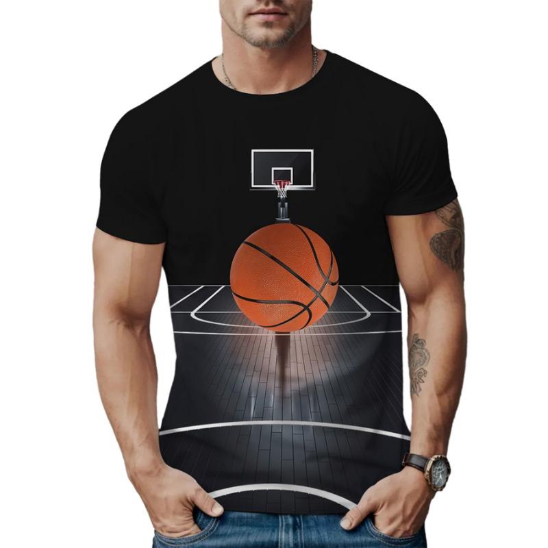 New 3D Digital Printed Summer Abstract Personality Trend Adult Men's T-shirt