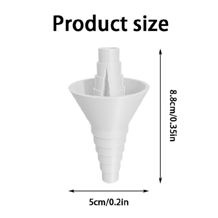 Durability Plastic Funnel with Wide Mouthes Opening Suitable for Various Liquid Container Camping Tool