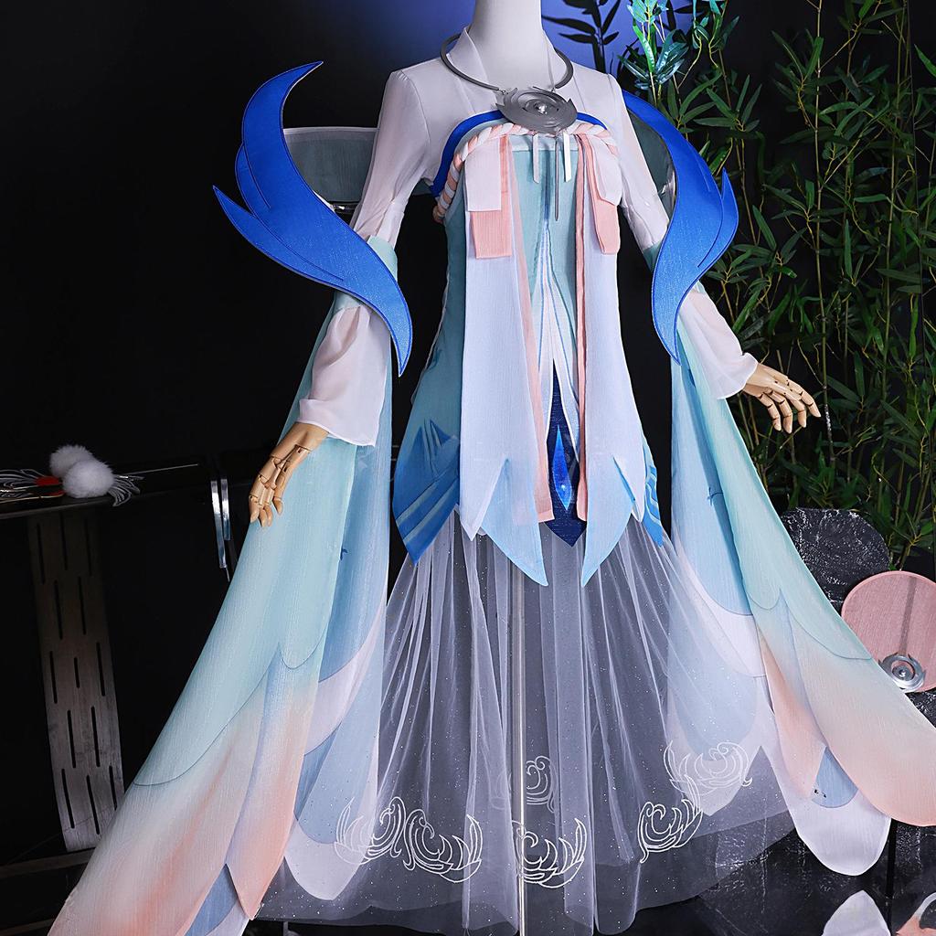 Fog City Antikk Stil Chang'e Ru Meng Ling Cosplay Kostyme - King of Glory Anime Spill