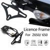 Adjustable License Plate Mount Rack for Motorcycles, Motorcycle License Plate Frame Tail Bracket License Plate Holder