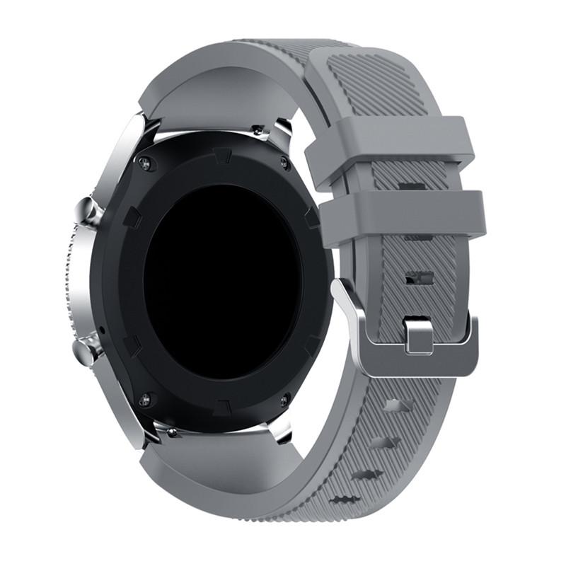 

22mm Watch Band For Amazfit Stratos 3/GTR 4/Pace/Balance Silicone Bracelet Wristband For Huawei Watch 5/4/3/GT5-4-3-2 Pro band 22mm watch band серый