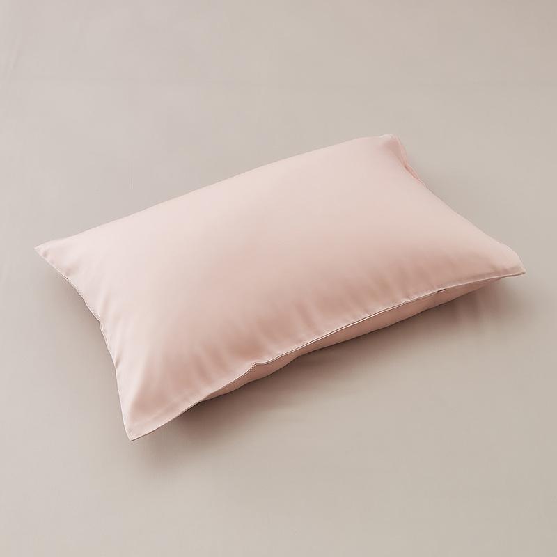Export Class A 100 Tencel Pillowcases Summer Cool Silk Beauty Pillowcases Solid Color Ice Silk Pillowcases 48x74cm [1 pack]