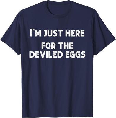 Here for the Deviled Eggs Funny Matching Unisex T-Shirt