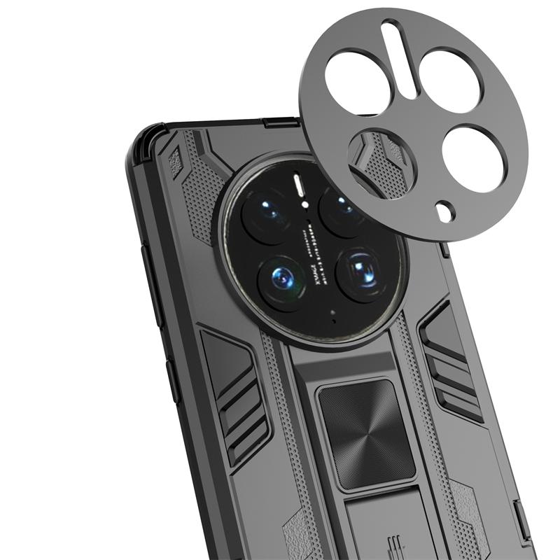 Pouzdro pro Huawei Mate 50 Pro, nárazuvzdorné, brnění, kryt na telefon pro Mate 50 Mate50Pro, magnetický kroužek, stojánek, zadní kryt