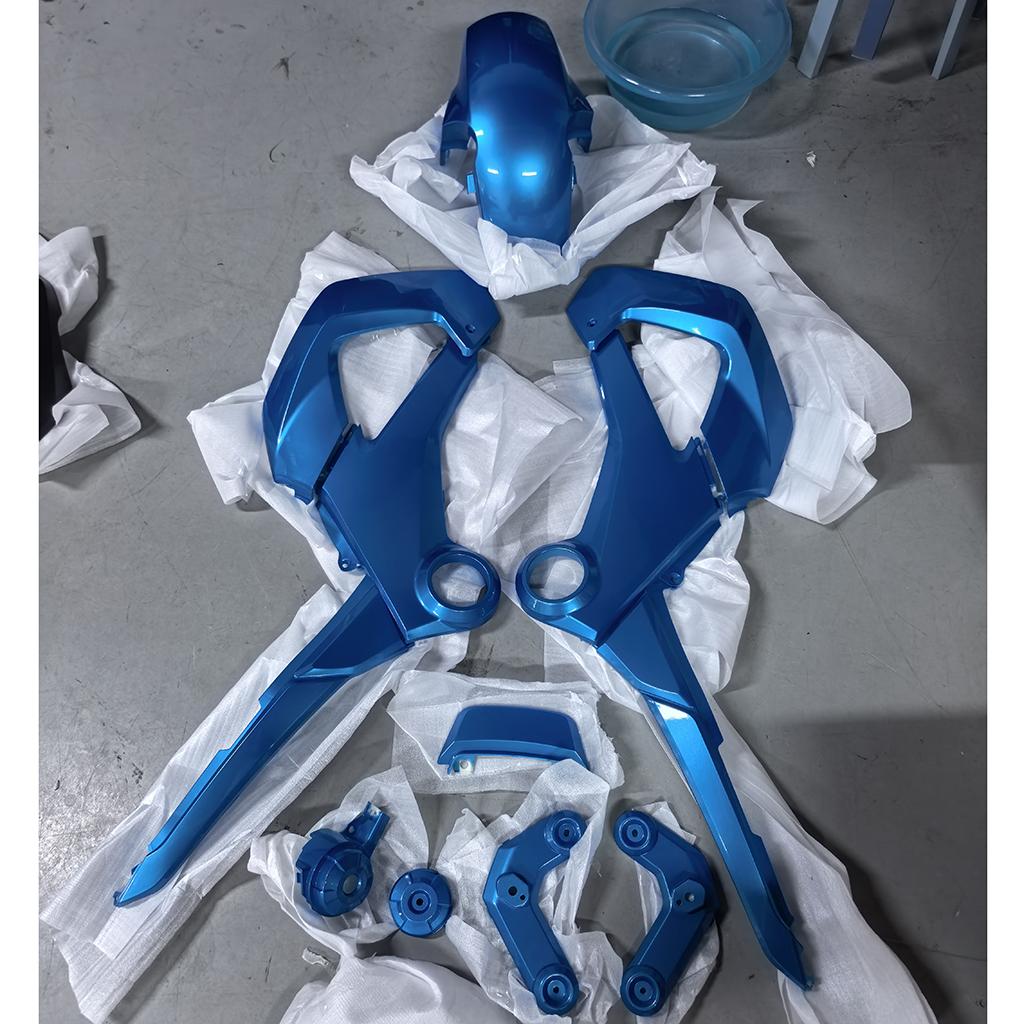 MSX125 12 pce Plastic Body Kit Fairing Set Fender Side Cover For Honda Grom MSX125 SF 2012-2016 mattle bright blue colour ярко-синий