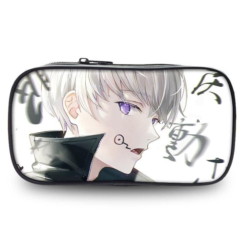 

Jujutsu Highcapacity Kaisen Pen Pouch Durable Oxford Fabric Anime Holder Stationery 23
