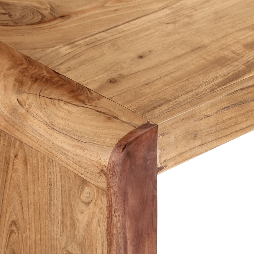 Vidaxl TV Stand, 110X33X33 Cm, Solid Acacia Wood