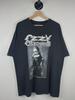 Vintage 90s Ozzy Osbourne The Last Bloody Shows Backstage Pass Black Tee Sz XL