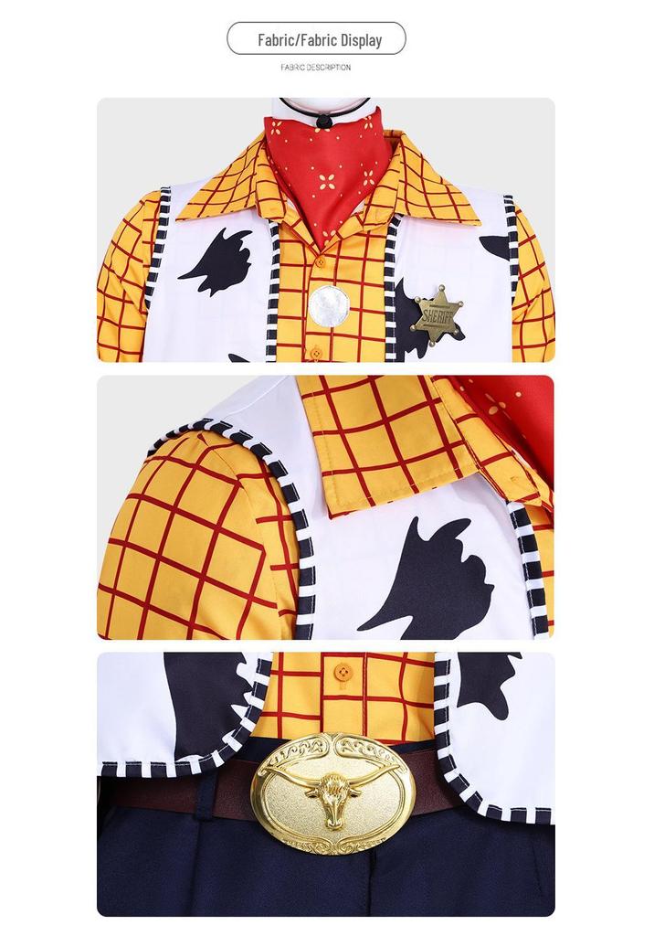 Children's Day Halloween Cosplay: Toy Story 4 Woody & Jessie Costume