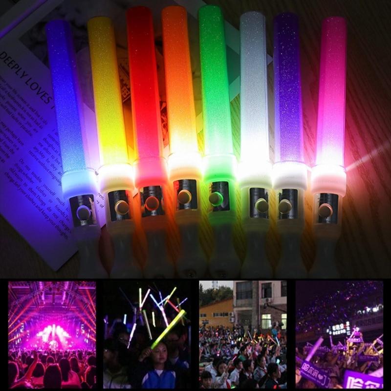 Led Light Sticks Flashing Light Decorations Glow Sticks with 3 Modes for Birthdays, Weddings, Rave, Concerts, Party