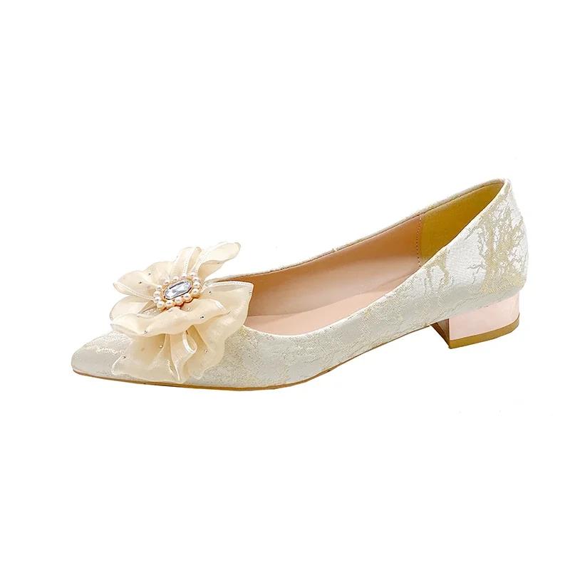 Fashion Spring and Autumn Versatile French 2025 High Heels Temperament Soft Sole Shallow Mouth Pointed Toe Stiletto Women's Single Shoes