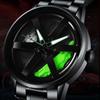 VA VA VOOM Personality Trend Boys Student Luminous Watch Darth Vader Wheel Hub Timely Watch