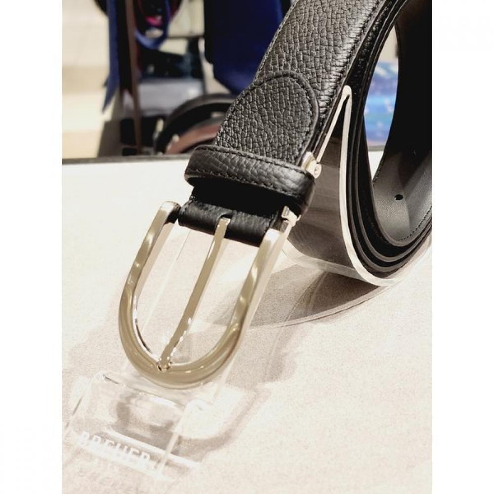 S.T. Dupont Nickel Satin Bijou Belt With Buckle Te2fmbtba109tbk