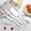 Large Stainless Steel Cake Knife & Spatula for Baking and Pizza, Long Handle Bread Knife, Thickened Western Cuisine Tableware.