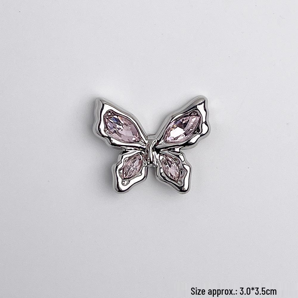 Decor Floare Sabot Aliaj Retro Stras - Catarame DIY High-End