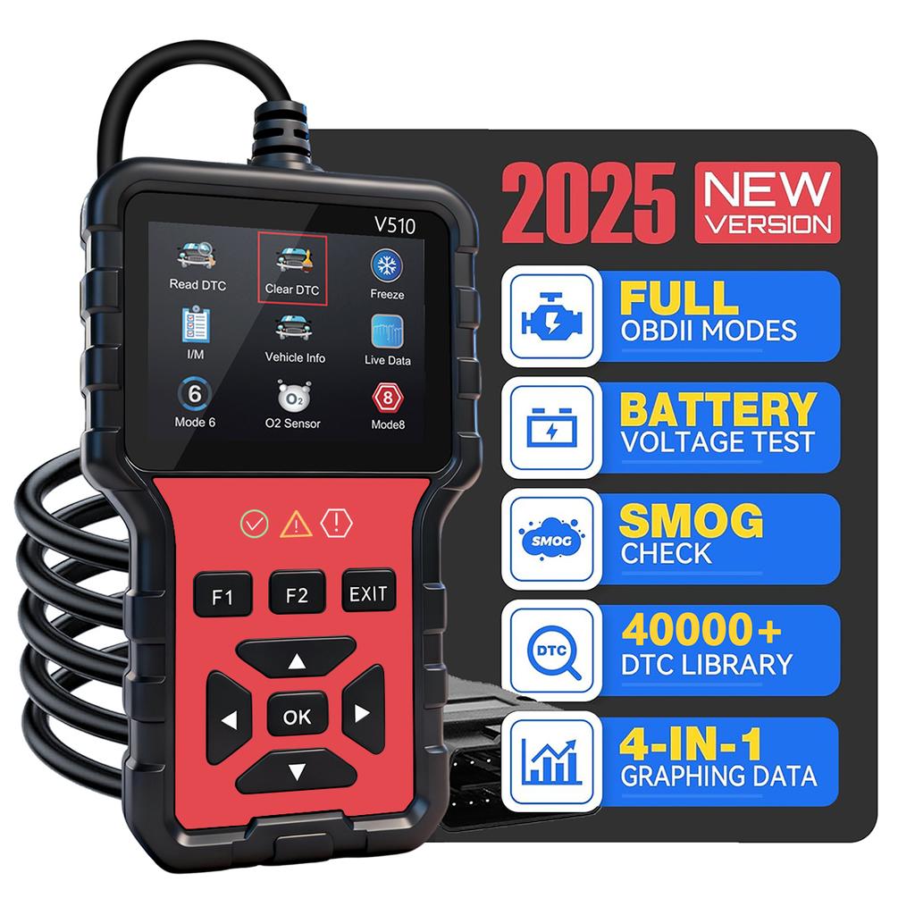 Professional Obd2 Car Diagnostic Tool, V510