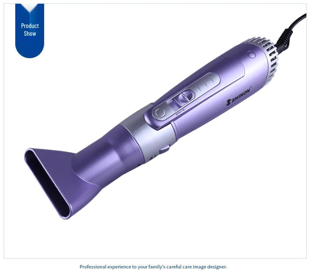 4-in-1 Multifunction Hot Air Brush: Curling Iron, Hair Dryer, Ceramic Straightener (Model 9822-6)