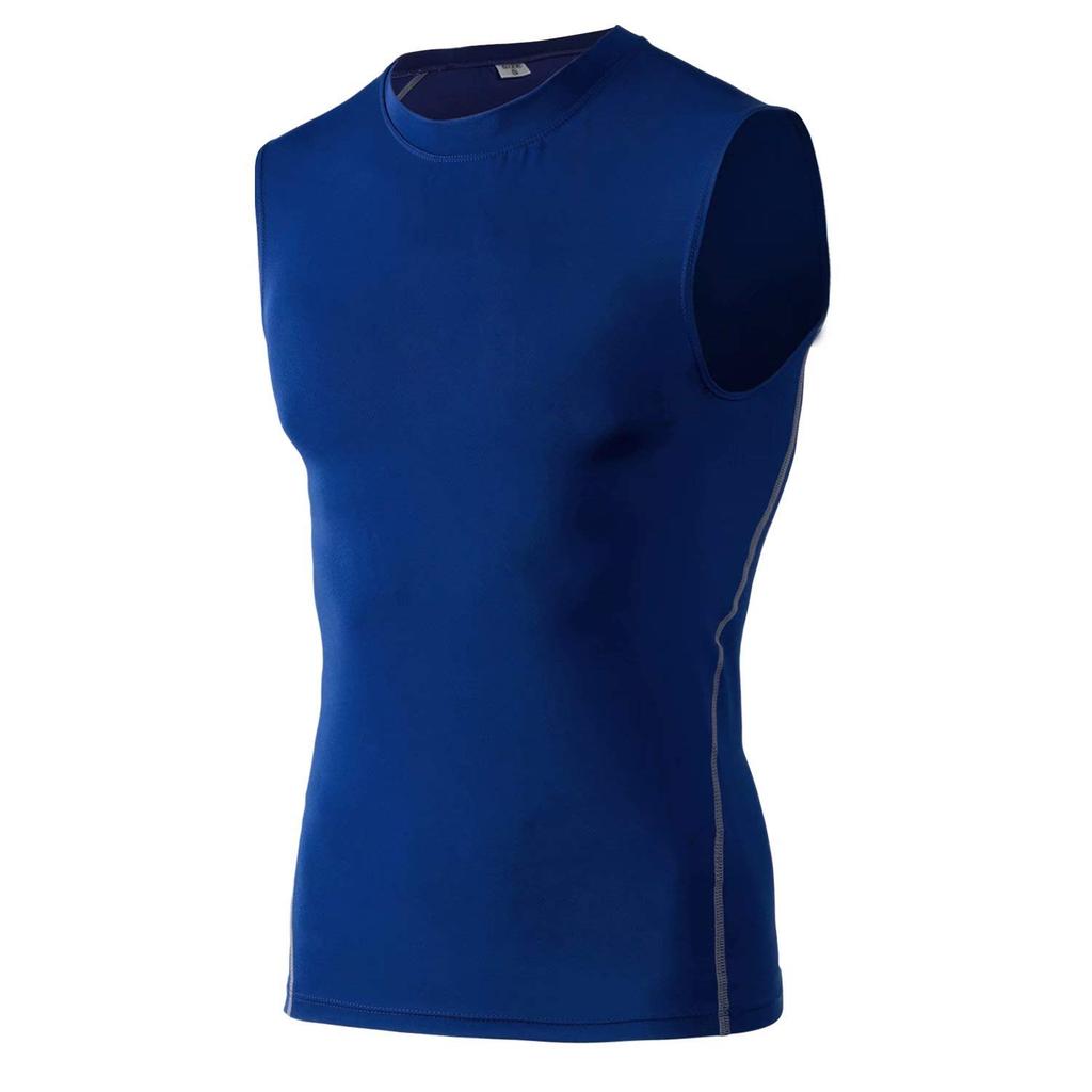 Nesseo Sleeveless Tank Sports Compression Training Men's Top, Undershirt, Wear, Shirt, 1002na-M