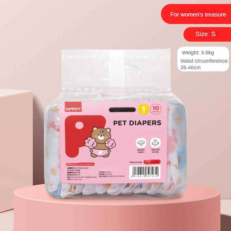 Jednorazowe pieluchy dla psów i suk Zwierzęta domowe Pieluchy dla psów na zewnątrz Majtki fizjologiczne dla psów Pieluchy dla pieluch