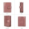 CONTACT'S Echtleder-Geldbörse für Damen, Kartenhalter, Geldklammer, Münzbörse, Damentaschen, Handtaschen