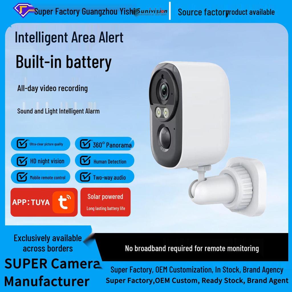 Wireless Ultra HD Home Camera with Low Power Battery and Smart Monitoring
