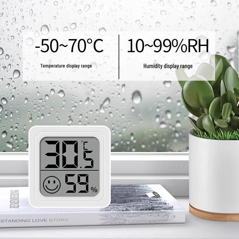 TikTok High-Precision Wall-Mounted Indoor Thermo-Hygrometer for Baby Room