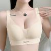 Simple Gathering Bra Women's Adjustable Bra Gathering Anti Sagging Comfortable and Breathable Lace Bra