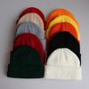 Korean unisex solid color fashion hexagonal beanie knit hat hip-hop pullover hat ski hat wool hat