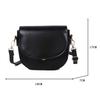IELGY Korean Style Crossbody Saddle Bag Fashion French Niche Shoulder Bag