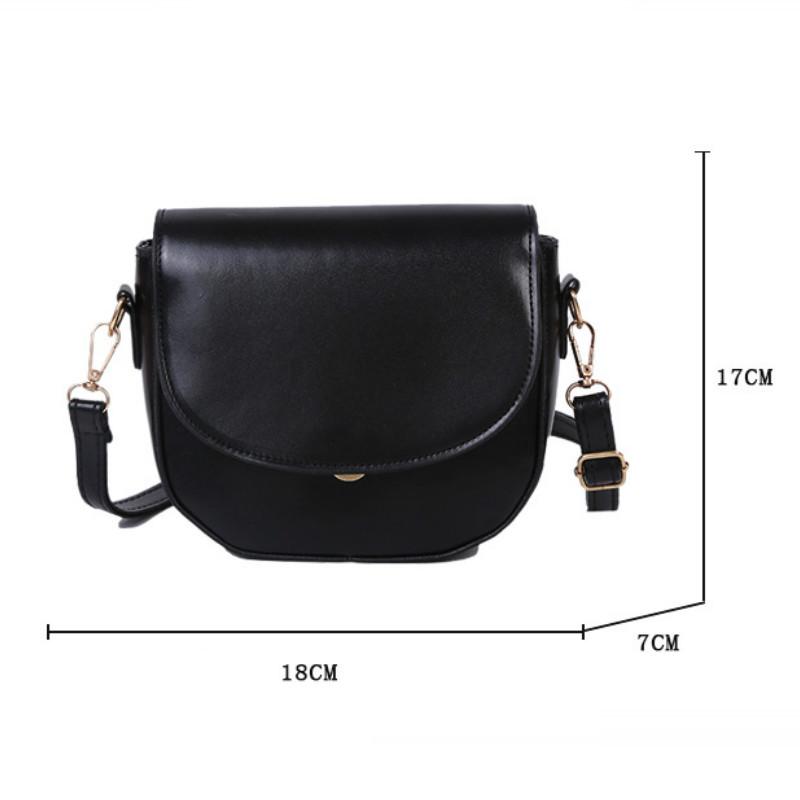 IELGY Korean Style Crossbody Saddle Bag Fashion French Niche Shoulder Bag