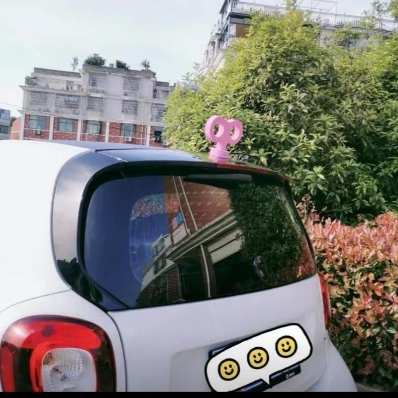 Car Styling Rear View Clockwork Helmet Car Decorating Accessories Without Light 2025