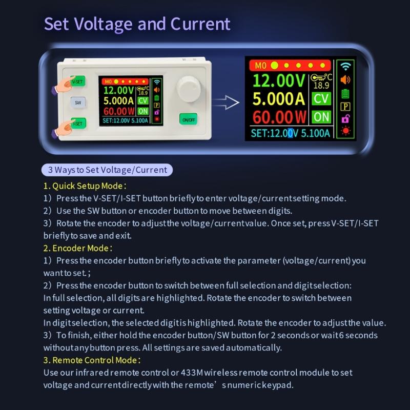 Regulated Power Supply Converter 0~40V 60W Step Down Stabilized Voltages Current Regulator Step Down Module Enduring