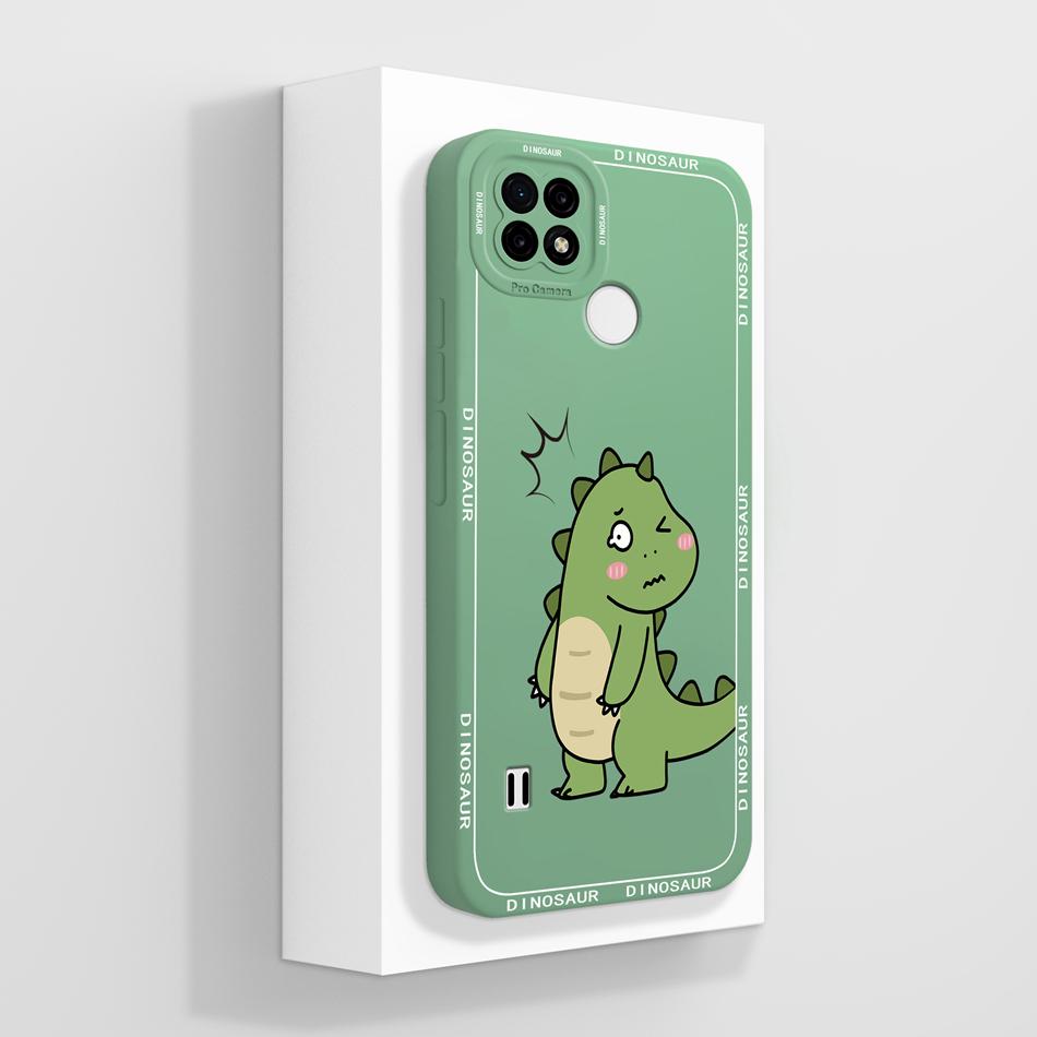 For Realme C21 C21Y C25 C25Y C25S Case Soft Liquid Silicone Phone Housing For Realme C 21 C 25 Anti Drop Artistic Back Covers