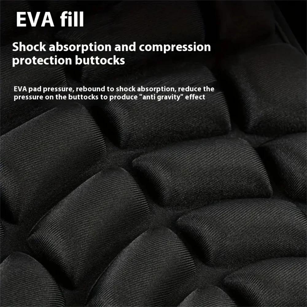 2 stuks/set Motorfiets Geschikt voor Zitkussen 3D Comfort Gel Kussen Geschikt voor Zitting Ademend Universeel Schokabsorberend Geschikt voor Zittinghoes