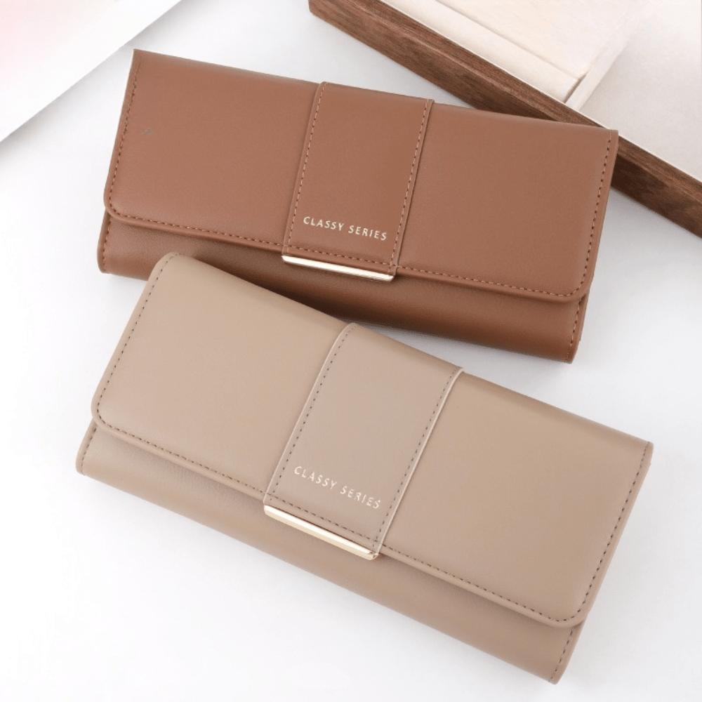 Simple Going Out Portable High-End Storage, Women's Long Wallet