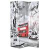 Partition 120 X 170 Cm London Bus Black and White