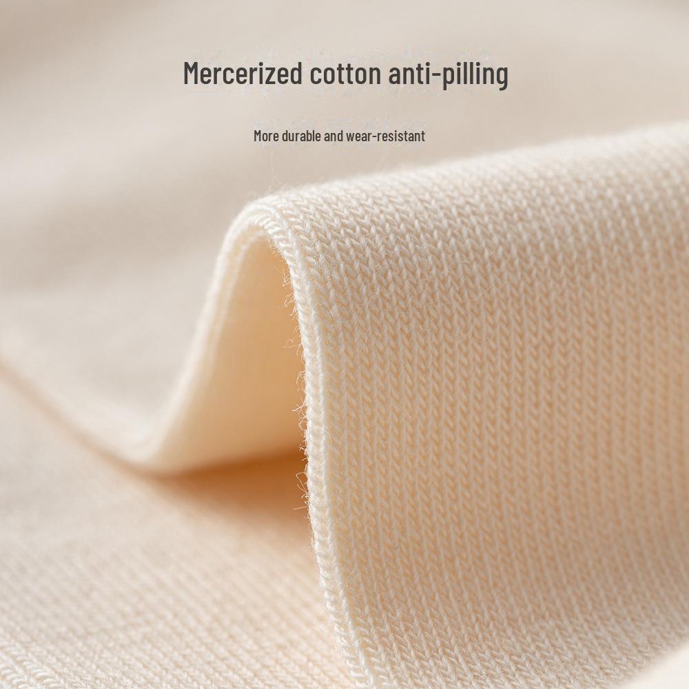 Wadenlange Socken aus Baumwollgarn für Damen – ohne Knochen, vielseitig für alle Jahreszeiten