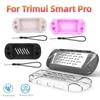 Transparent TPU Case with Lanyard Shockproof Shell Skin Protective Cover for Trimui Smart Pro Handheld Gaming Console Accessory