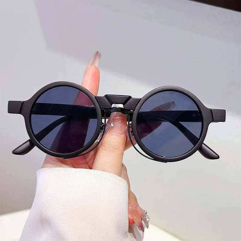 

Neutral New Trend Round Frame Sunglasses Retro Casual Sunglasses Men S Classic Outdoor Uv400 Sunscreen Eye Protection Glasses