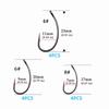 12PCS with Barbed Carp Fishing Hook with Swivels Fishing Hook Kit Ronnie Fishing Hook  Carp Fishing
