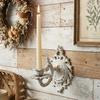 European Retro Geometric Wall-Mounted Candle Holder for Hotel and Restaurant Décor