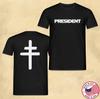 חולצה עם הלוגו הרשמי של President Band – מרצ'נדייז מוזיקה קלאסית חולצת טריקו יוניסקס