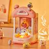 Colorful Mini Coin Operated Claw Machine Toy For Kids With Adorable Plush Toys And Capsules