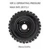 ATV Accessories TDPRO 4pcs 4.10-6'' Tires Wheel Rims for Mower Gas Scooter Quad Razor E-Bike Tricycles