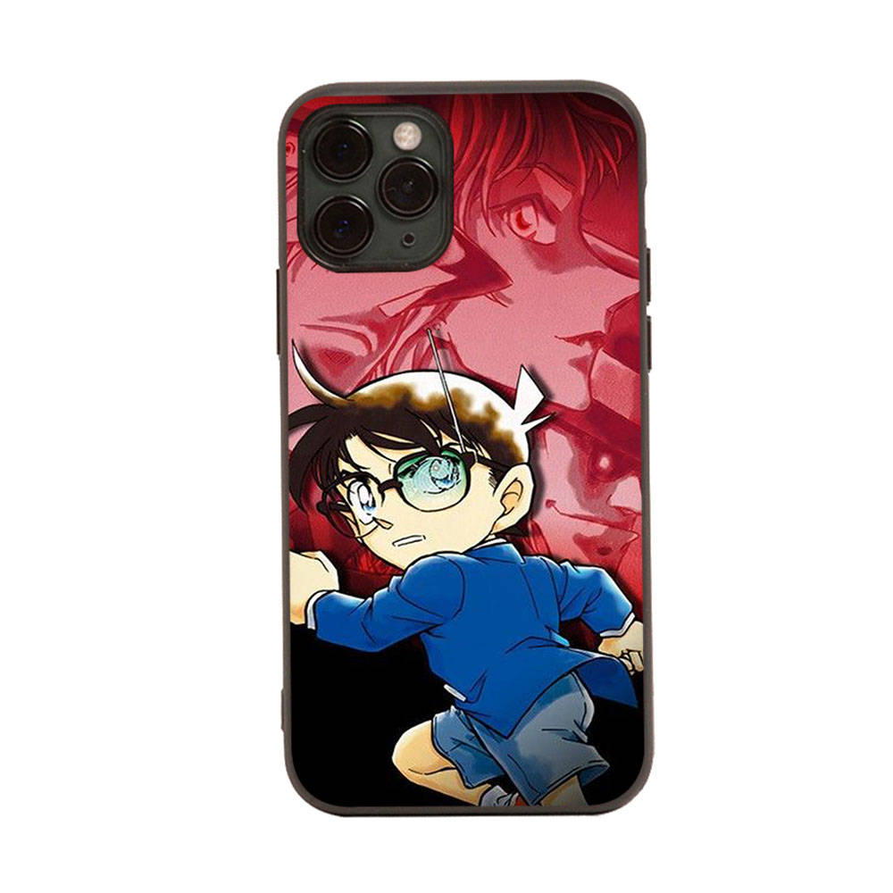 Case for Samsung A04 A14 A23 A34 A54 M23 M33 M52 M53 Realme 10 9 C30S C35 C55 VIVO Y02S Y21 Y51 X80 Pro Transparent Cover WI89 Detective Conan
