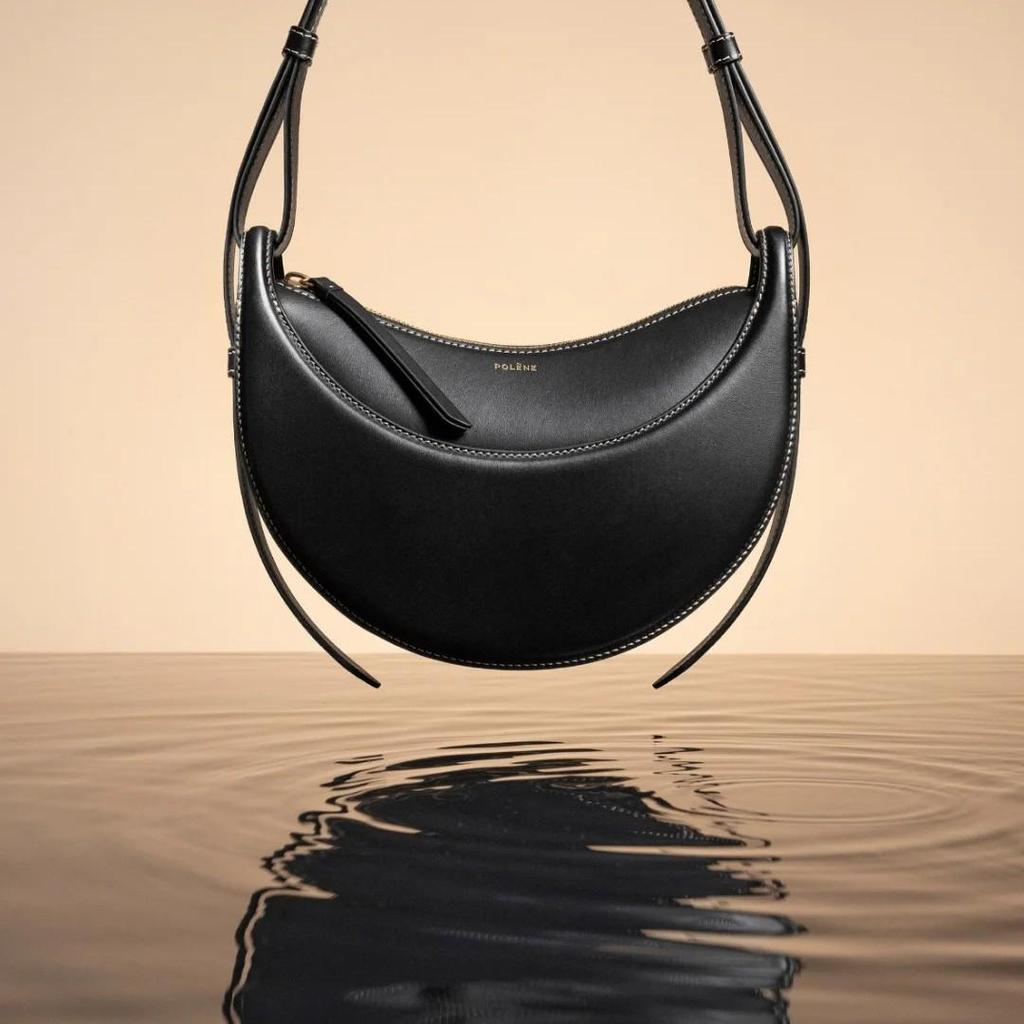 Bolsa de sillín: Diseño Urbano Francés, Cuero Genuino, Bolso de Hombro Único/Bandolera para Mujer