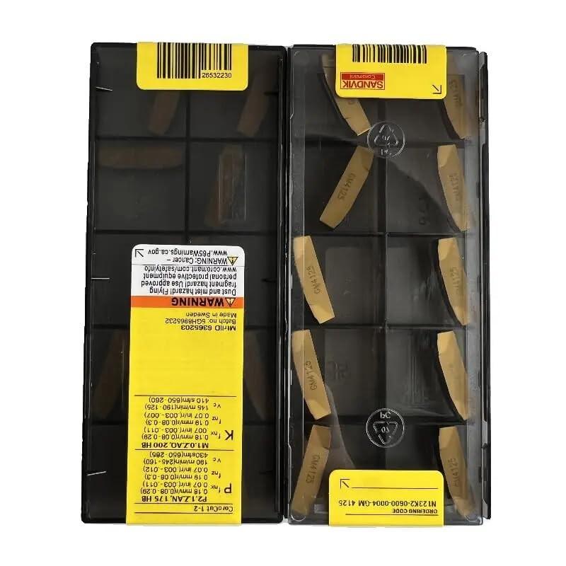 Original Sandvik / N123K2-0600-0004-GM 4125 /Carbide CNC Blade 10 PCS