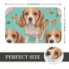 1pc Bedroom Mat Stylish Beagle Doormat Flannel Carpet for Entrance Home Decoration
