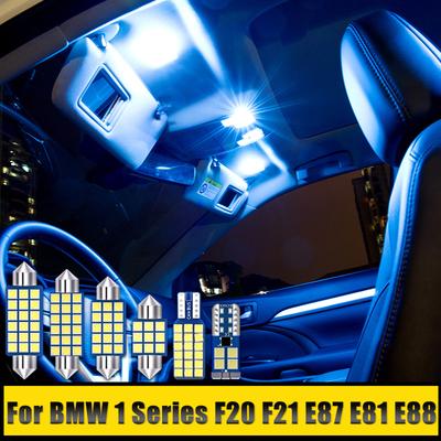 For BMW 1 Series F20 F21 E87 E81 E88 LED Car Interior Dome Reading Lamps Vanity Mirror Glove Box Lights Trunk Bulbs Accessories